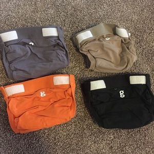 Gdiapers 4 Like New Large Covers and Pouches